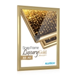 Klapprahmen Luxury - gold glanz - 15 x 21 cm (DIN A5) - Ecken Gehrung