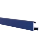 Meterware Profil 9 - royalblau matt seitlich gebürstet - 308 cm
