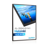 Alu-Bilderrahmen Helsinki - schwarz matt (RAL 9017) - 20 x 20 cm - Bilderglas klar