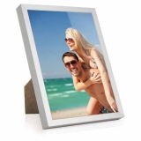 Fotorahmen Vegas - silber matt - 18 x 24 cm - Bilderglas klar - mit Aufsteller