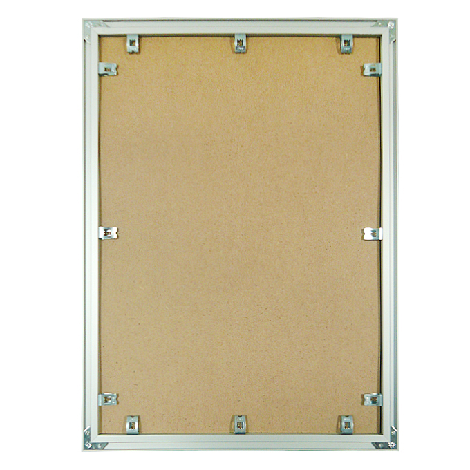 Alu-Bilderrahmen Montana - silber matt - 59,4 x 84 cm (DIN A1) - Polystyrol antireflex