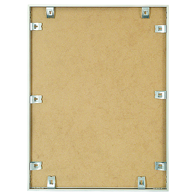 Alu-Bilderrahmen Helsinki - weiß matt (RAL 9016) - 59,4 x 84 cm (DIN A1) - Polycarbonat klar