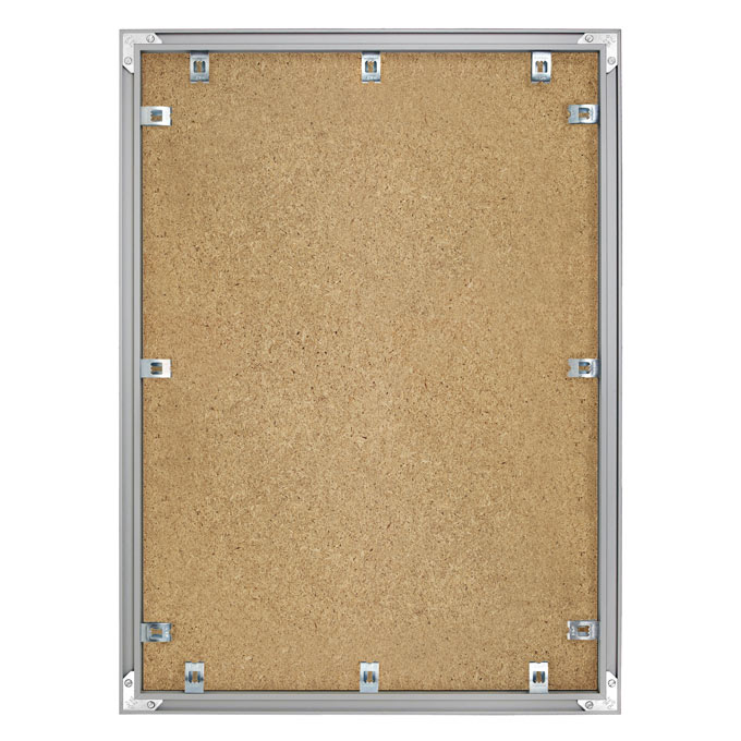 Alu-Bilderrahmen Chicago - silber fein gebürstet - 59,4 x 84 cm (DIN A1) - Plexiglas® UV 100 matt