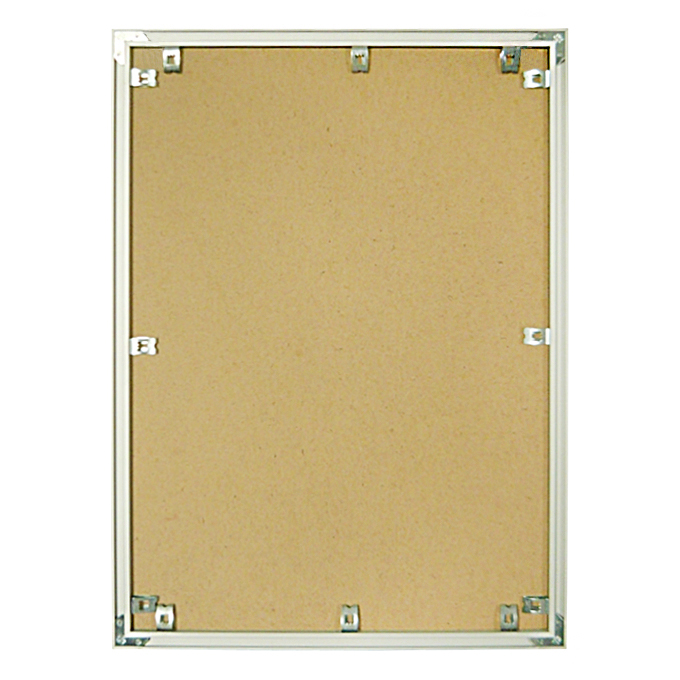 Alu-Bilderrahmen Toronto - weiß matt (RAL 9016) - 70 x 100 cm - Plexiglas® UV 100 matt