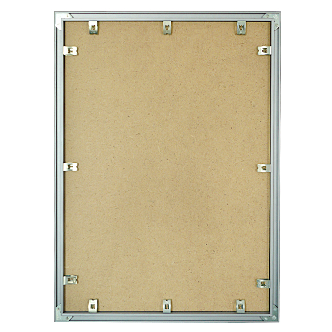Alu-Bilderrahmen Imago - silber matt - 59,4 x 84 cm (DIN A1) - Plexiglas® UV 100 matt